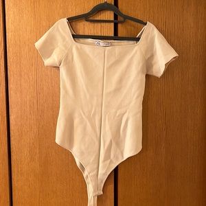 Cream bodysuit from Zara size large